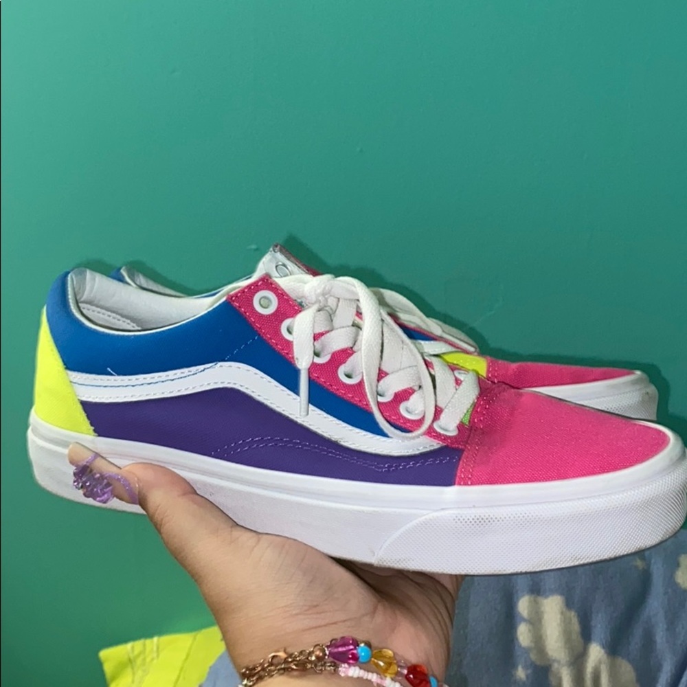 Vans old skool Neon color block